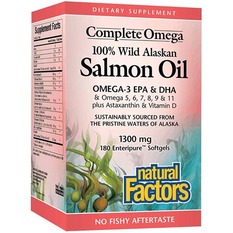 salmon oil softgels natural factors